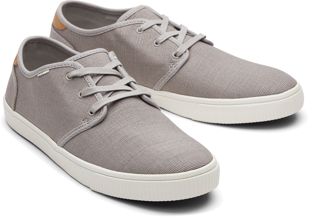 Grey canvas sneakers deals mens