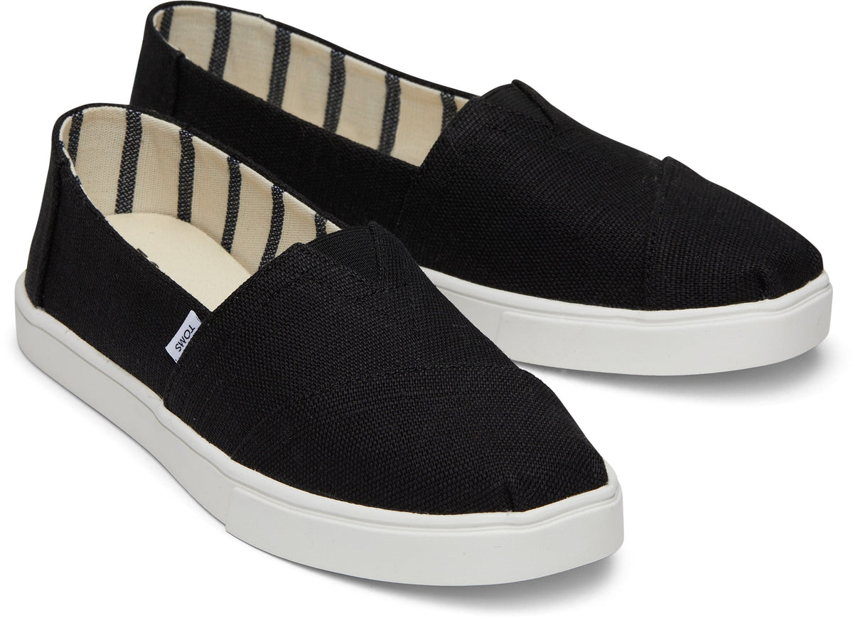 TOMS Women s Alpargata Cupsole Slip On All Black TOMS Australia