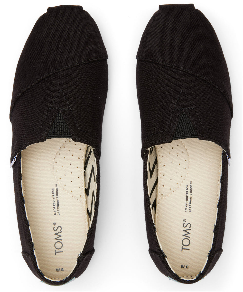 toms classic black canvas