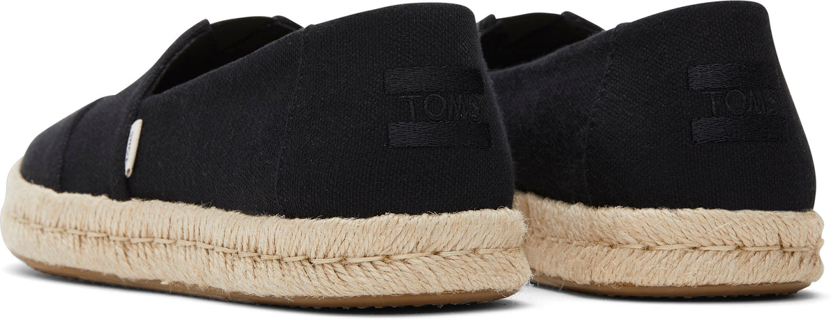 Women's Alpargata Rope Black – TOMS Australia