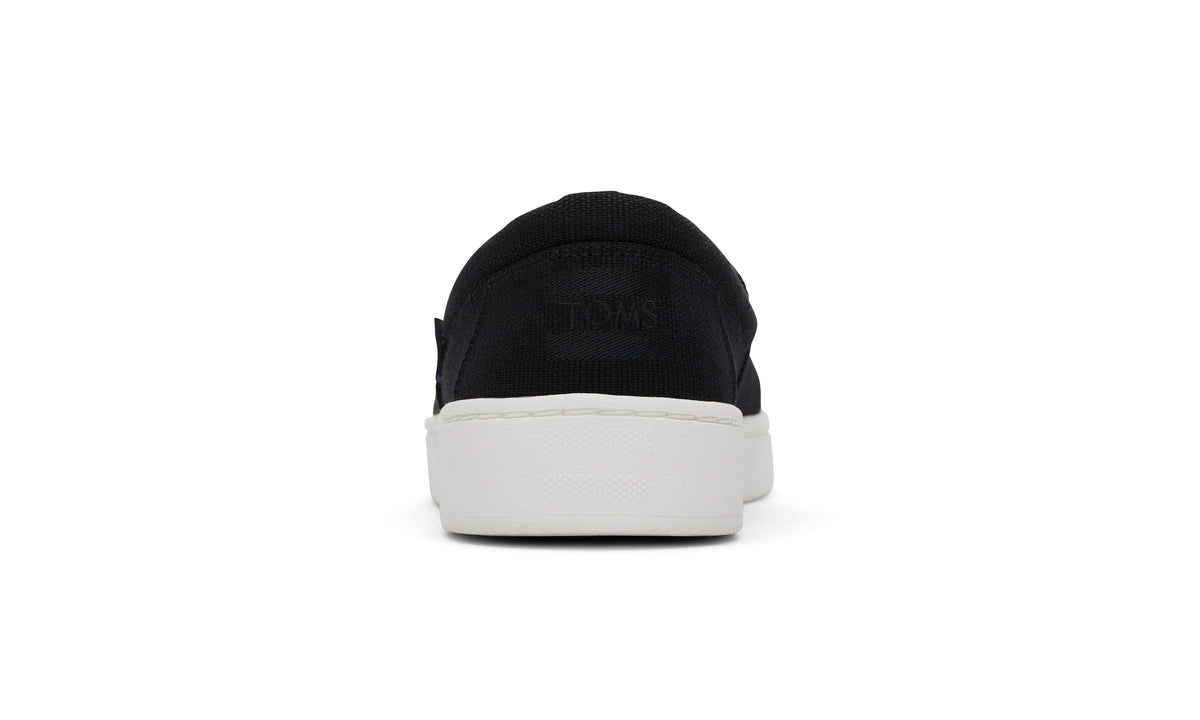 TRVL Lite Alpargata Slip On - Black Canvas â TOMS Australia