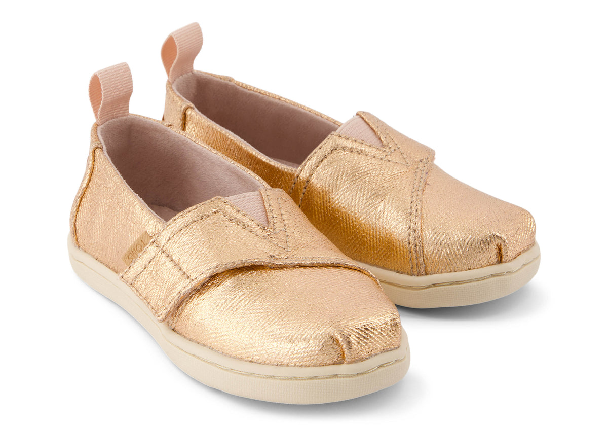 Gold Metallic Toms Alpargata Rose Gold Toddler Alpargata Rose Gold