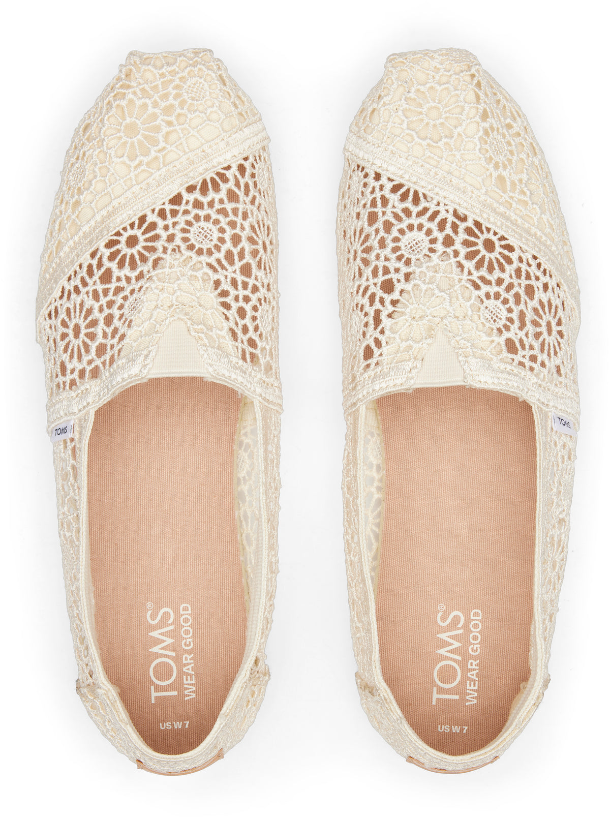 Alpargata Classic Natural Moroccan Crochet TOMS Australia