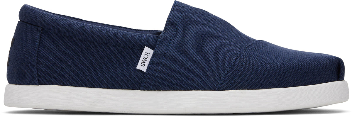 Mens blue toms shoes on sale