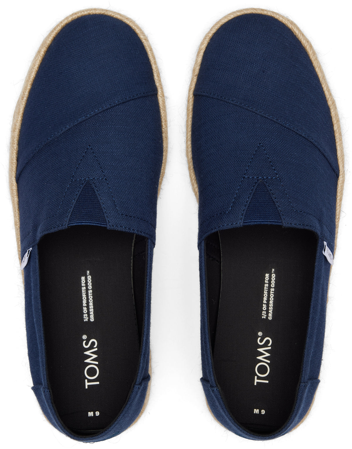 Men's Alpargata Rope 2.0 - Navy – TOMS Australia