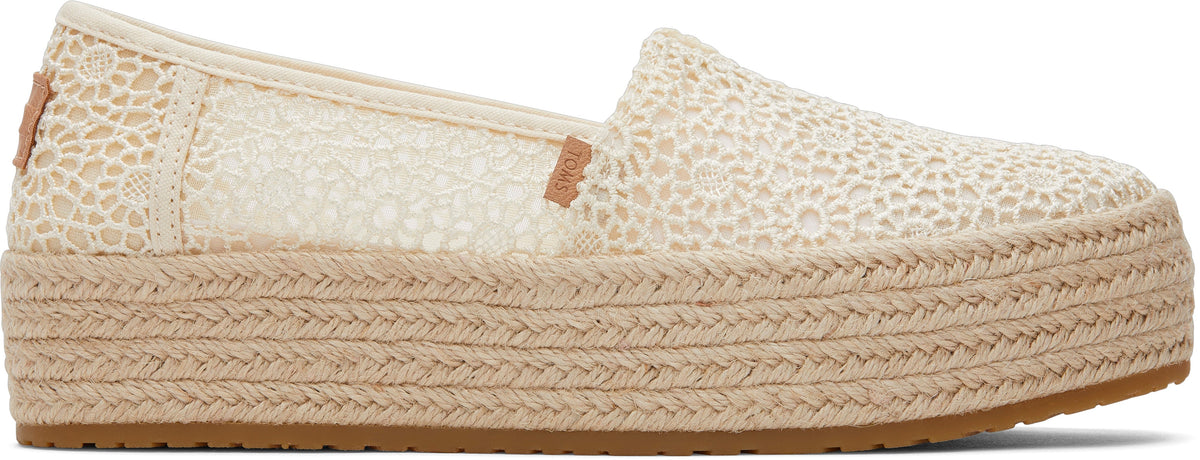 Espadrille platform shops slip on