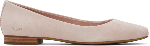 Briella Ballet Flat Ballet Pink Suede TOMS Australia