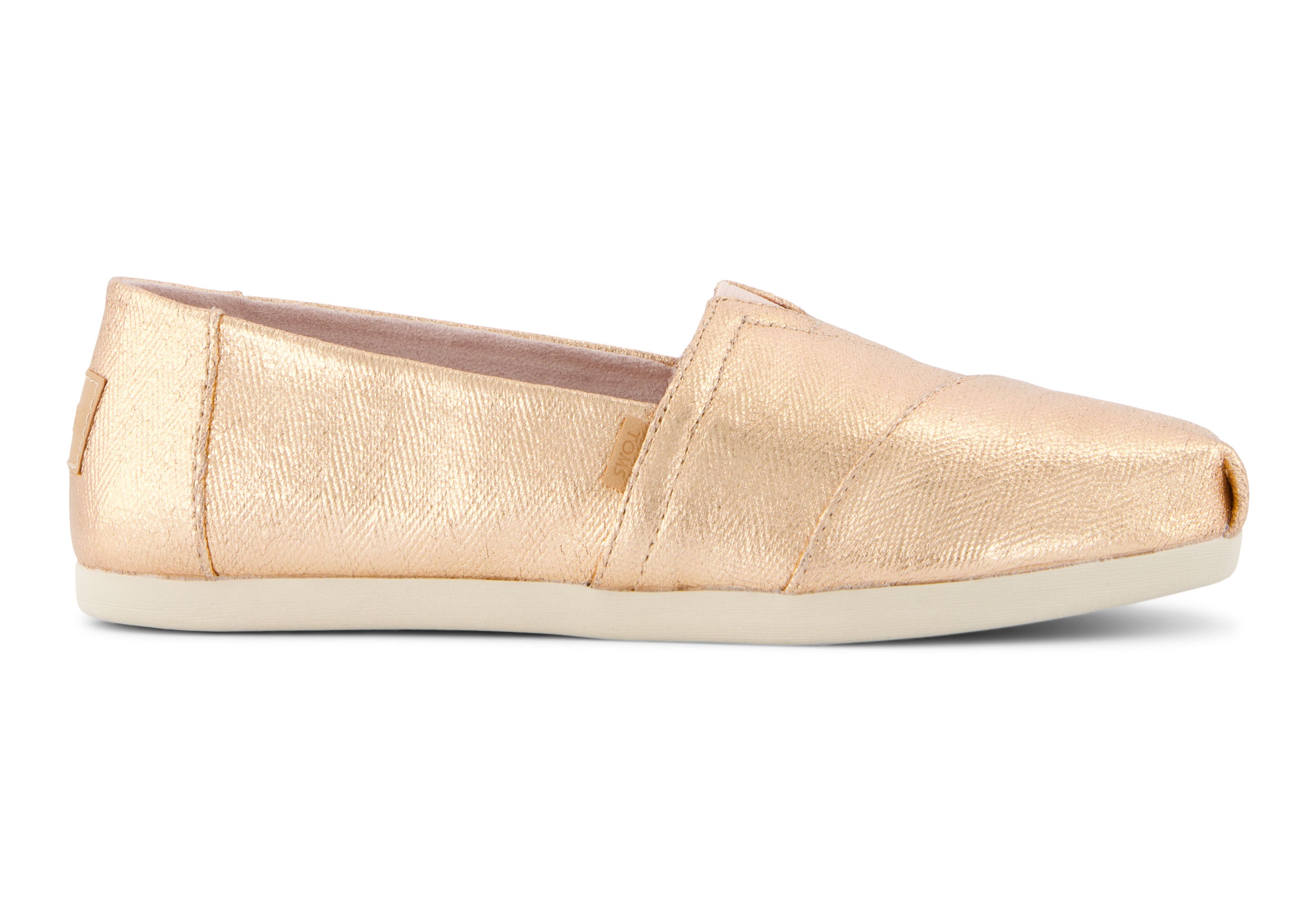 toms classic rose gold glimmer women's
