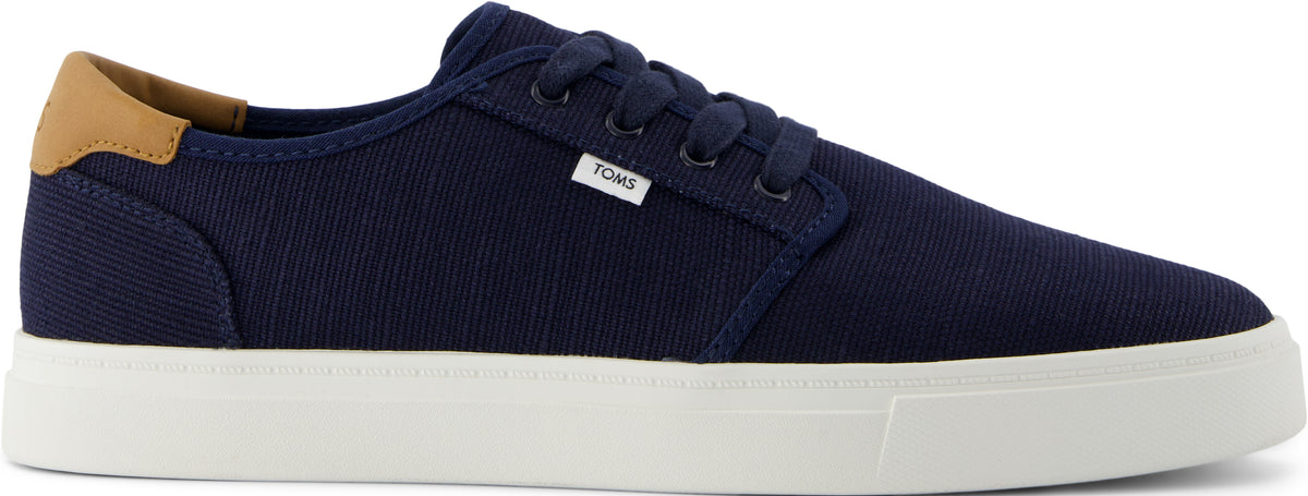 Toms Men\'s Carlo Suede Casual Everyday Sneaker Size 7.5 Navy Blue Preppy Scholar TOMS Carlo Men main image 2